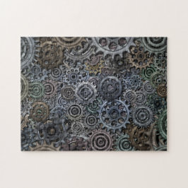 Zahnräder und Zahnräder Puzzle