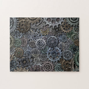 Zahnräder und Zahnräder Puzzle
