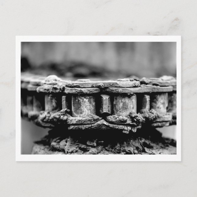 Zahnradgetriebe  postkarte (Vorderseite)