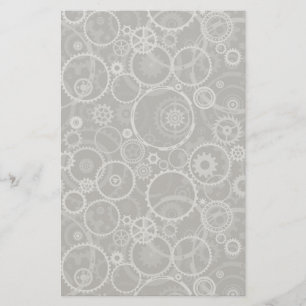 Zahnradmuster Briefpapier