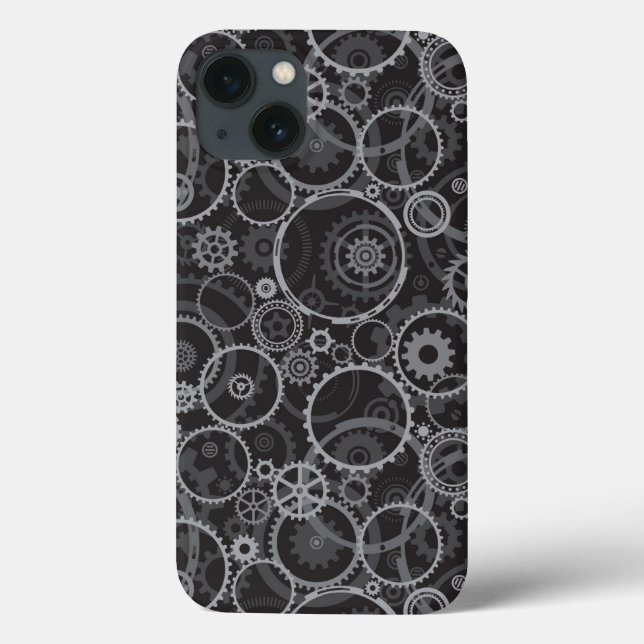 Zahnradmuster Case-Mate iPhone Hülle (Rückseite)