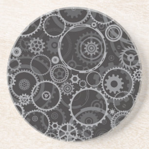 Zahnradmuster Getränkeuntersetzer