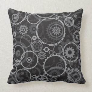 Zahnradmuster Kissen