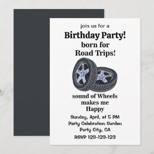 Zahnradtechniker zum Geburtstag Einladung