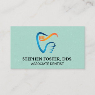 Zahnreinigung-Logo Zahngesundheit Visitenkarte