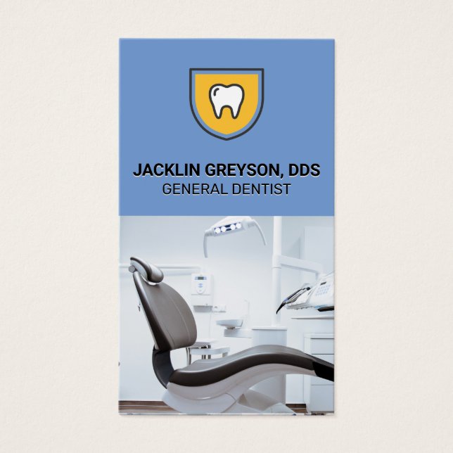 Zahnschildsymbol | Zahnbüro (Vorderseite)