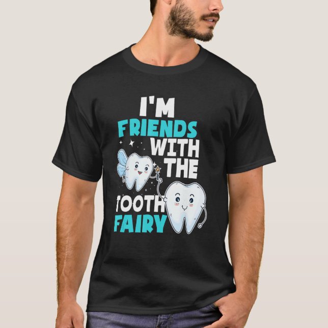 Zahnseidenmatte - Zahnmediziner T-Shirt (Vorderseite)