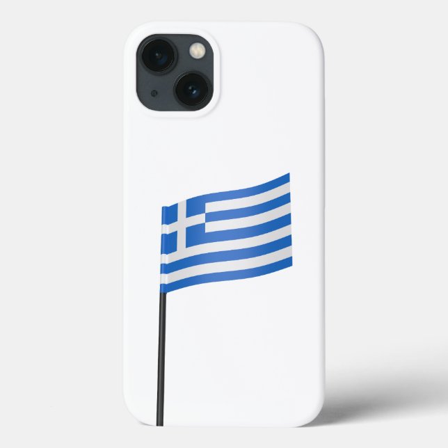 Zahnstocher der griechischen Flagge Case-Mate iPhone Hülle (Rückseite)