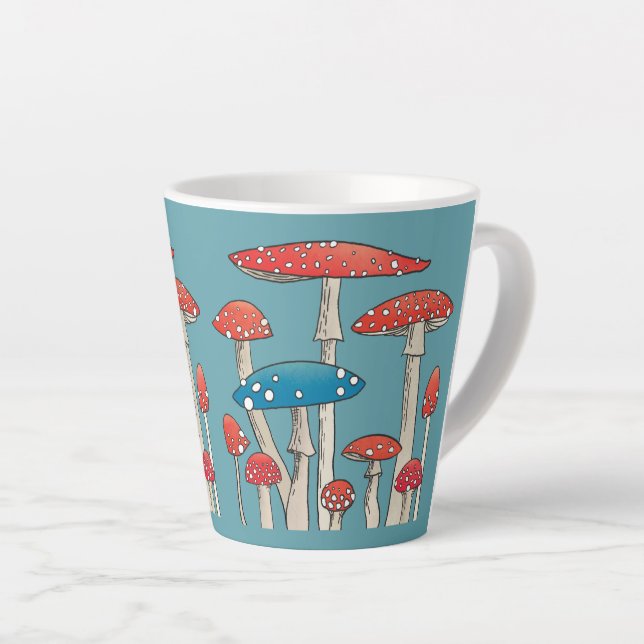 Zahnstocher Mushroom-Kaffeemaschine Tasse (Rechte Ecke)