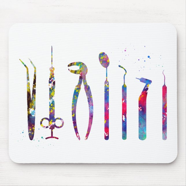 Zahnstools Mousepad (Vorne)