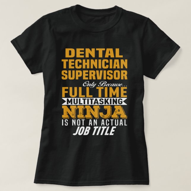 Zahntechniker T-Shirt (Design vorne)