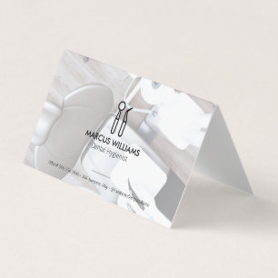 Zahnwerkzeuge   Zahnarztbüro Visitenkarten