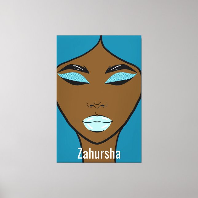 Zahursha Canvas Print Leinwanddruck (Vorderseite)