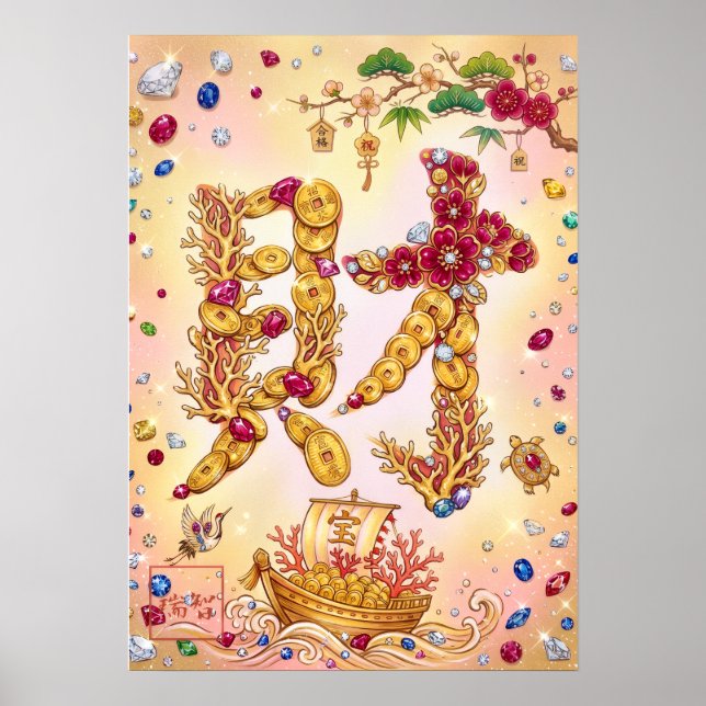 Zai: Good fortune and wealth260030004 Poster (Vorne)