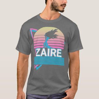 Zaire Kongo Kongolesisches Retro-Geschenk T-Shirt