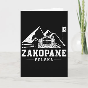 Zakopane Polen Wintersport Skifahren Snowboarden Karte