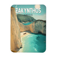 Zakynthos Griechenland Illustration Reise Kunst Vi