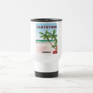 Zakynthos Griechenland Reiseplakat Reisebecher