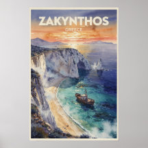 Zakynthos Griechenland Vintage Reise