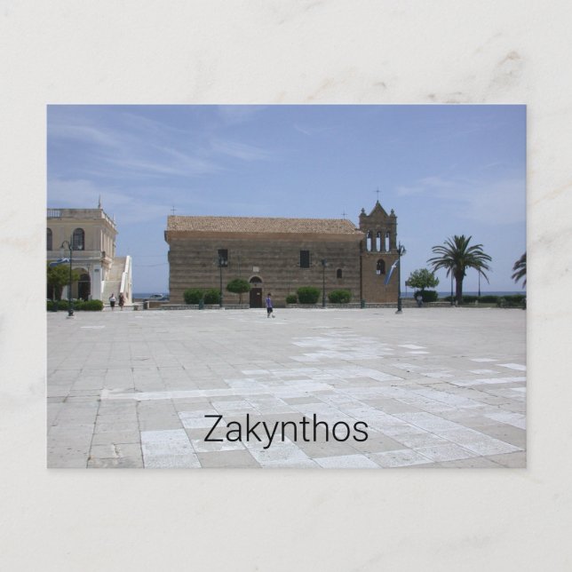 Zakynthos Postkarte (Vorderseite)
