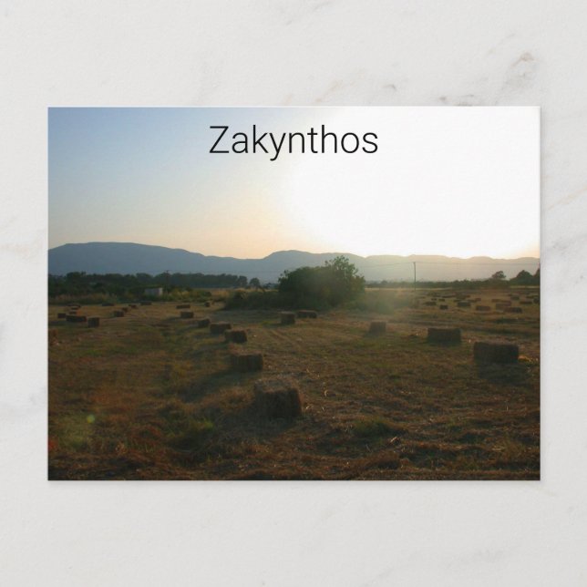Zakynthos Postkarte (Vorderseite)