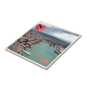 zAL010 DURRËS Port Albanien, Fliese