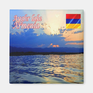 zAM003 AYGHR-SEE, Armenien, Asien, Kühlschrank Magnet