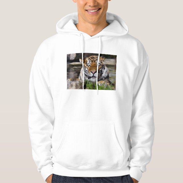 Zambar Tiger T-Shirt Hoodie (Vorderseite)