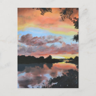 Zambezi River Reflections Postkarte