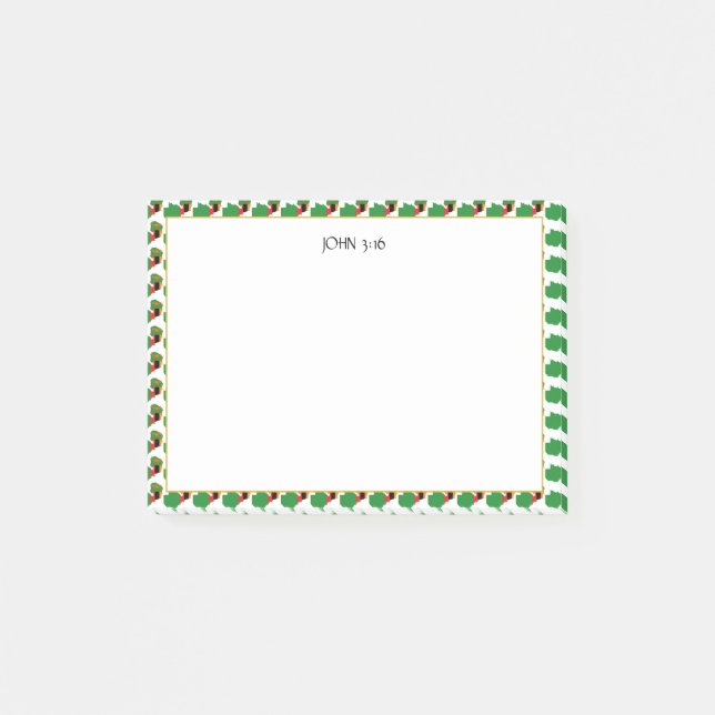 ZAMBIA Christliche Schrift Post-it Klebezettel (Vorderseite)