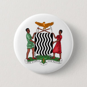 Zambia-Emblem Button