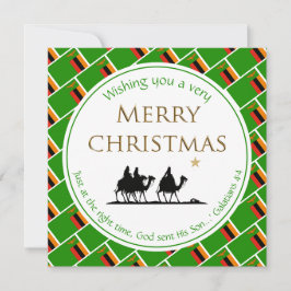 ZAMBIA FLAG Drei Weiße Männer ZAMBIAN Weihnachten