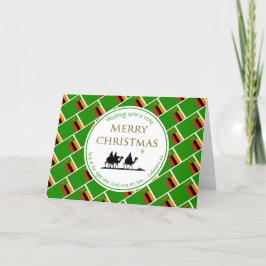 ZAMBIA FLAG Weihnachten ZAMBIAN Drei Weisen