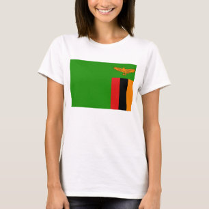 Zambia Flag x Map T - Shirt