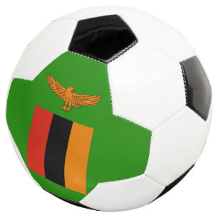 Zambia-Flagge Fußball