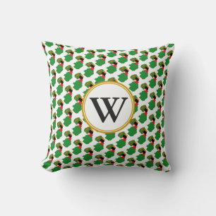 ZAMBIA Gesegnetes Nation Monogram Scatter Cushion Kissen