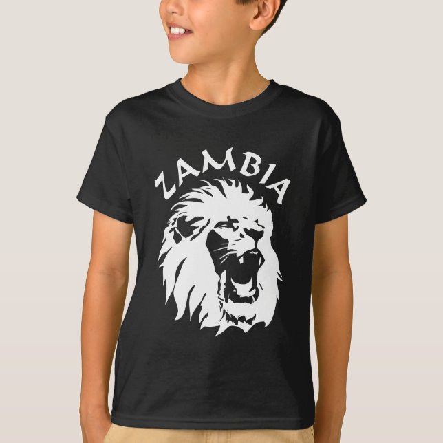 Zambia Lion T-Shirt (Vorderseite)
