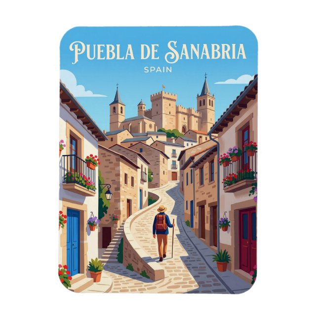 ZAMORA SPANIEN MAGNET (Vertikal)