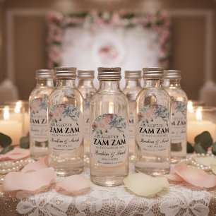 Zamzam water nikah muslim Gastgeschenk Hochzeit fl Runder Aufkleber