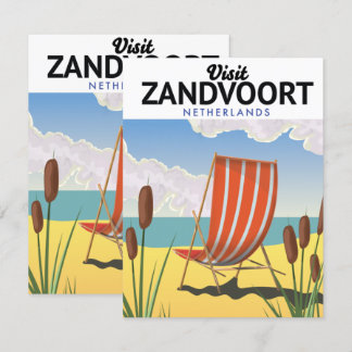 Zandvoort Niederlande Reiseplakat