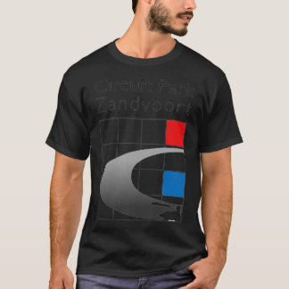 Zandvoort-Schaltkreispark Retro-Vintage-Junge Mädc T-Shirt
