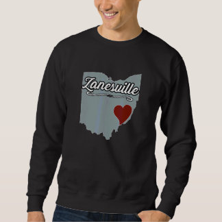Zanesville Ohio OH Stadt Staat USA Süßes Andenken Sweatshirt