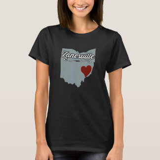 Zanesville Ohio OH Stadt Staat USA Süßes Andenken T-Shirt