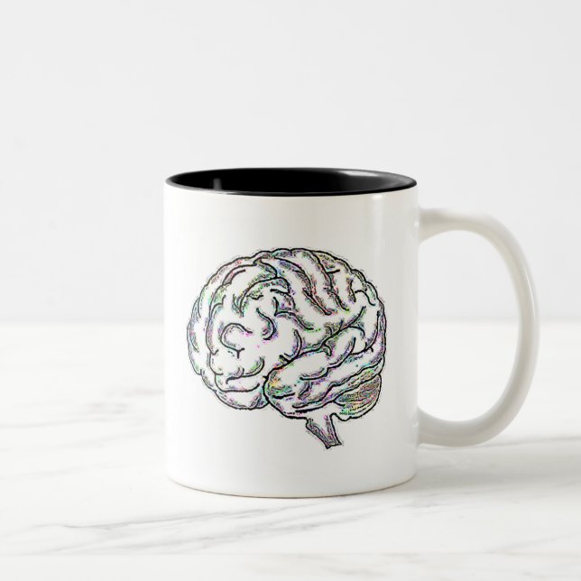Zany Brainy Zweifarbige Tasse (Rechts)