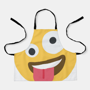 Zany Face Emoji Schürze