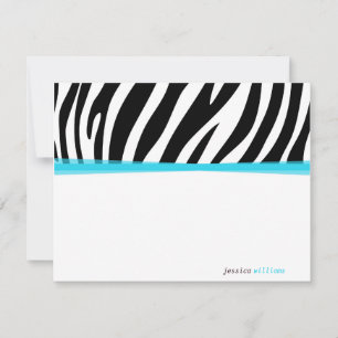 Zany Zebra Mitteilungskarte