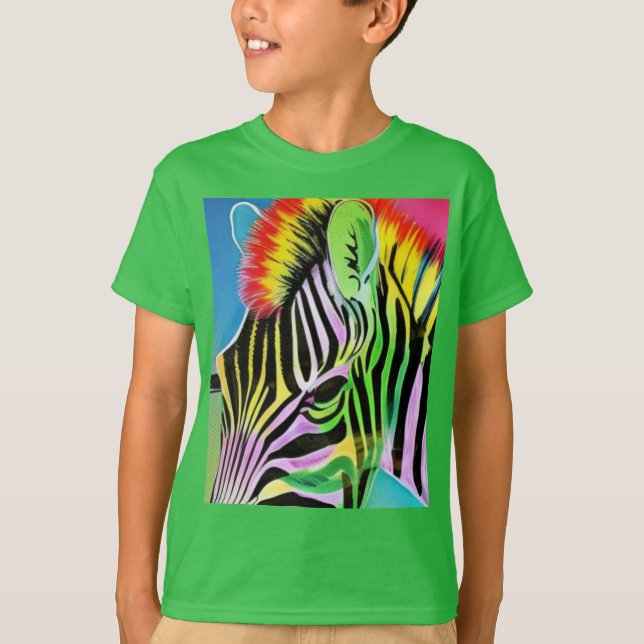 Zany Zebra T-Shirt (Vorderseite)