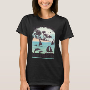 Zanzibar Beach Tansania Palmen Urlaub Surf Pa T-Shirt