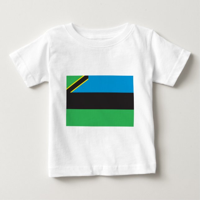 Zanzibar-Flagge Baby T-shirt (Vorderseite)