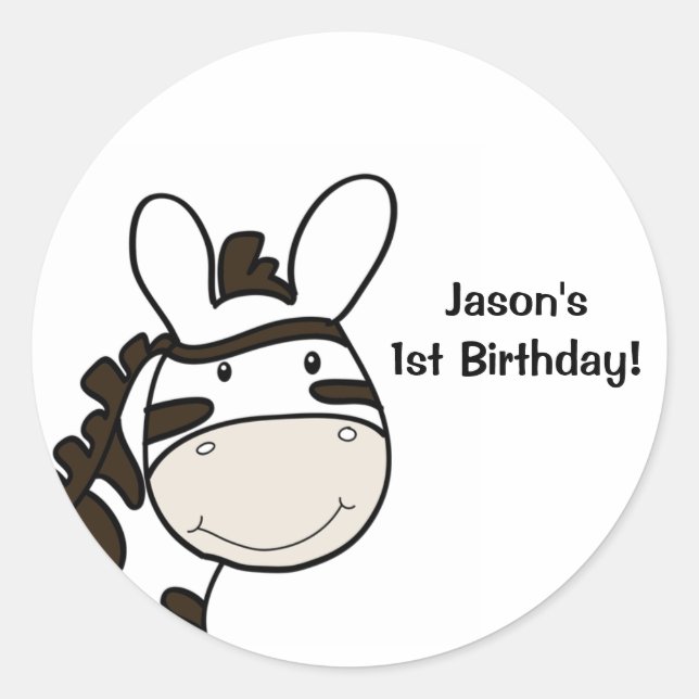 Zanzibar Jungle Crew ZEBRA Custom Sticker (Vorderseite)